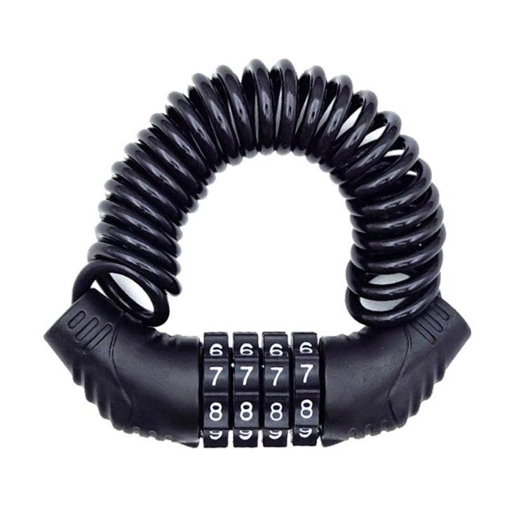 Cadenas de vélo portable antivol à code, 4 chiffres