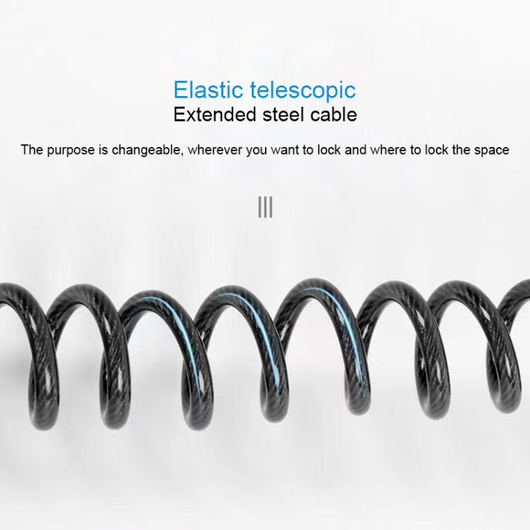Cadenas de vélo portable antivol à code, 4 chiffres