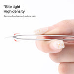 Pince à sourcils multifonctionnelle biseautée en acier inoxydable