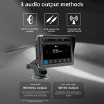 B5570 Lecteur MP5 de voiture style pare-soleil 7 pouces CarPlay sans fil, prend en charge l'interconnexion de téléphone portable, B5570