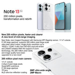 Xiaomi Redmi Note 13 Pro 5G, 6,67 pouces MIUI 14 Snapdragon 7s Gen 2 Octa Core 4nm jusqu'à 2,4 GHz, NFC, Réseau : 5G, 16 Go+512 Go