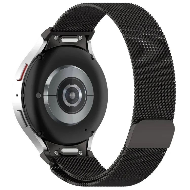 Button Style Milan Magnetic Metal Watch Band, For Samsung Galaxy Watch 6