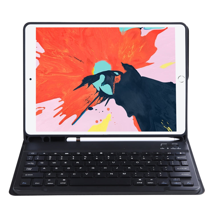 C-11B Étui de protection avec clavier Bluetooth ABS couleur bonbon détachable avec support et fente pour stylet, pour iPad Air 4 / Air 5 / Pro 11 pouces 2022 / 2021 / 2020 / 2018