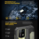Ulefone Armor 24, téléphone robuste, lecteur d'empreintes digitales latéral, batterie 22 000 mAh, écran 6,78 pouces, Android 14, processeur MediaTek Helio G96 octa-core, réseau : 4G, NFC, Armor 24