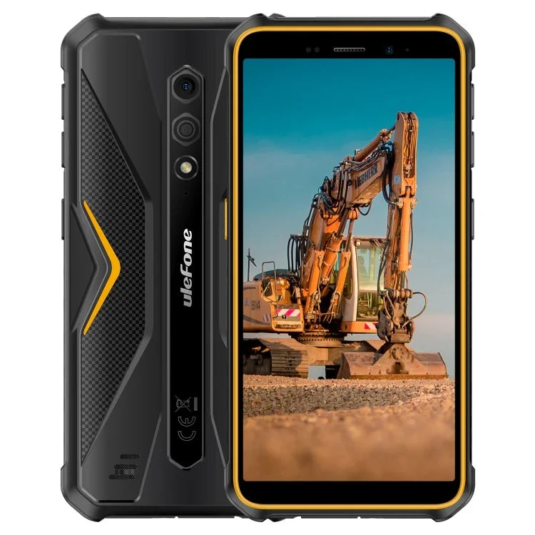 Ulefone Armor X12, téléphone robuste, déverrouillage facial, écran 5,45 pouces, Android 13 Go, processeur quadricœur MediaTek Helio A22, réseau : 4G, NFC, 3 Go de RAM + 32 Go de stockage