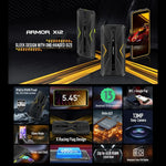 Ulefone Armor X12, téléphone robuste, déverrouillage facial, écran 5,45 pouces, Android 13 Go, processeur quadricœur MediaTek Helio A22, réseau : 4G, NFC, 3 Go de RAM + 32 Go de stockage