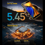 Ulefone Armor X12, téléphone robuste, déverrouillage facial, écran 5,45 pouces, Android 13 Go, processeur quadricœur MediaTek Helio A22, réseau : 4G, NFC, 3 Go de RAM + 32 Go de stockage