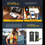 Ulefone Armor X12, téléphone robuste, déverrouillage facial, écran 5,45 pouces, Android 13 Go, processeur quadricœur MediaTek Helio A22, réseau : 4G, NFC, 3 Go de RAM + 32 Go de stockage