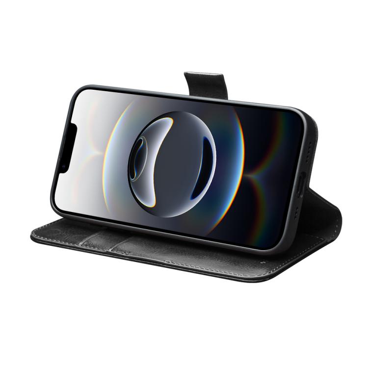 Étui de téléphone QIALINO Classic 103 Buckle en cuir véritable, pour iPhone 17e / 16e, pour iPhone 17 Pro Max, pour iPhone 17 Pro, pour iPhone 17, pour iPhone Air, pour iPhone 15 Pro Max, pour iPhone 15 Plus, pour iPhone 15