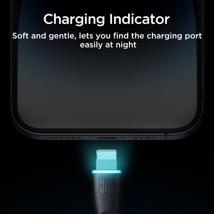 Câble de données de charge rapide JOYROOM SA32-CL3 Série Starry 30W USB-C / Type-C vers 8 broches, USB-C / Type-C vers 8 broches