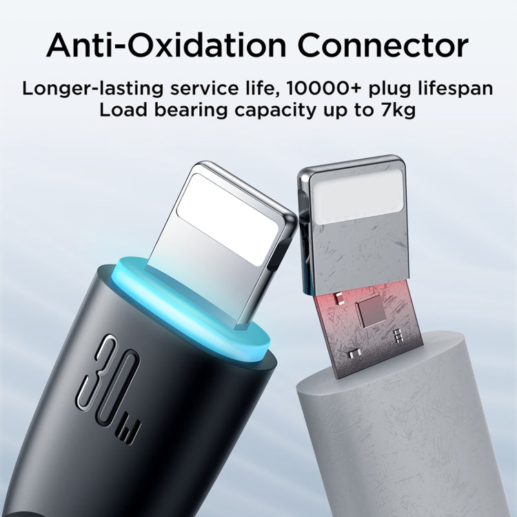 Câble de données de charge rapide JOYROOM SA32-CL3 Série Starry 30W USB-C / Type-C vers 8 broches, USB-C / Type-C vers 8 broches