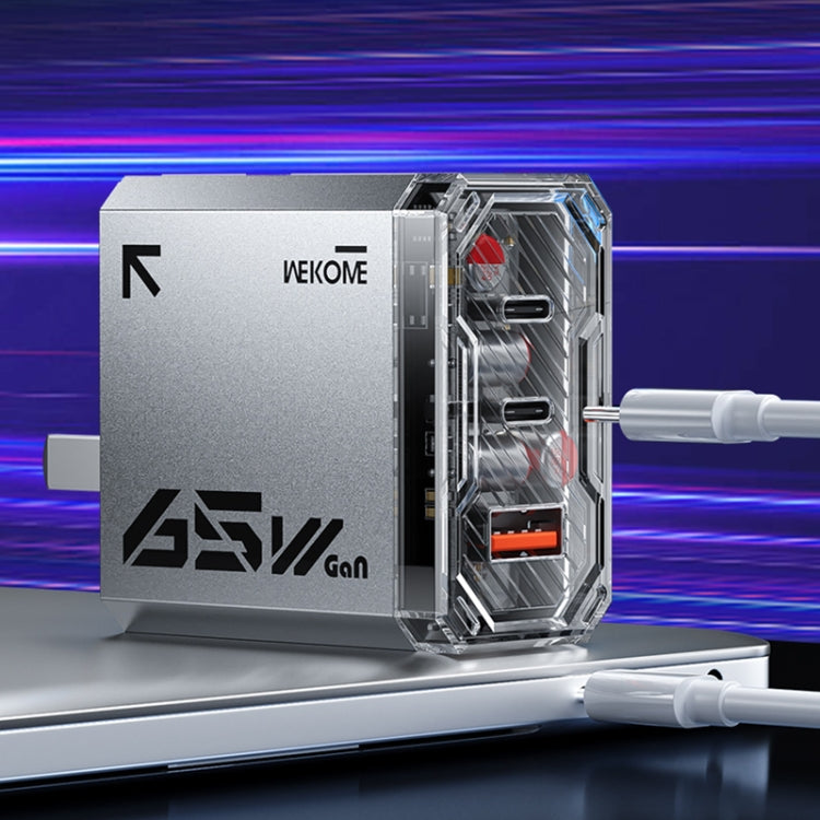 Chargeur GaN série Pioneer WK WP-U156 65W USB+double USB-C/Type-C, WP-U156