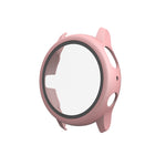 Coque de protection PC avec film en verre trempé, pour Samsung Galaxy Watch Active 2 40mm, pour Samsung Galaxy Watch Active 2 44mm
