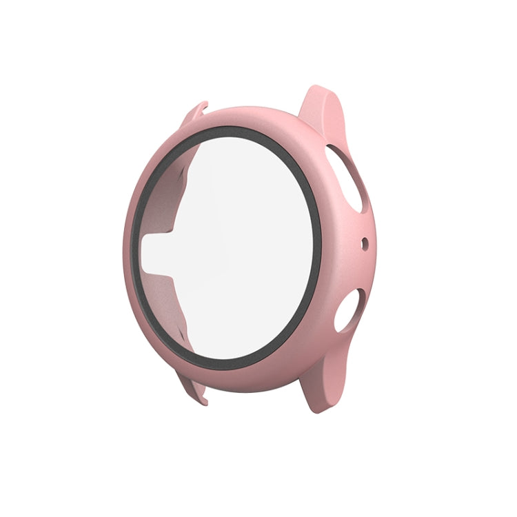 Coque de protection PC avec film en verre trempé, pour Samsung Galaxy Watch Active 2 40mm, pour Samsung Galaxy Watch Active 2 44mm