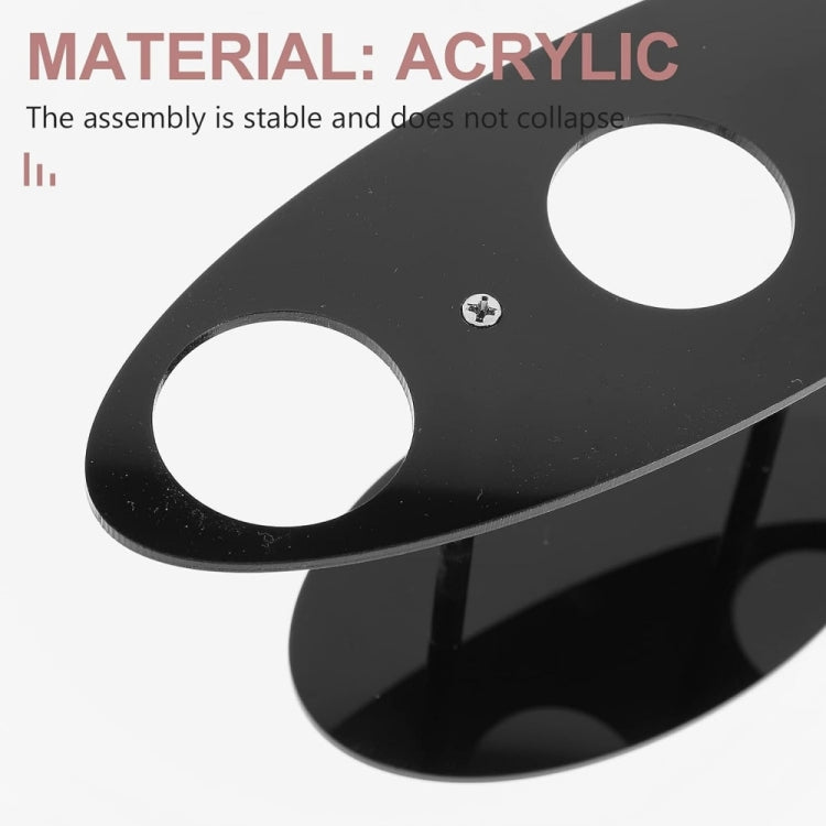 YX035 Présentoir à Cornets de Glace en Acrylique Support de Présentation pour Crèmes Glacées