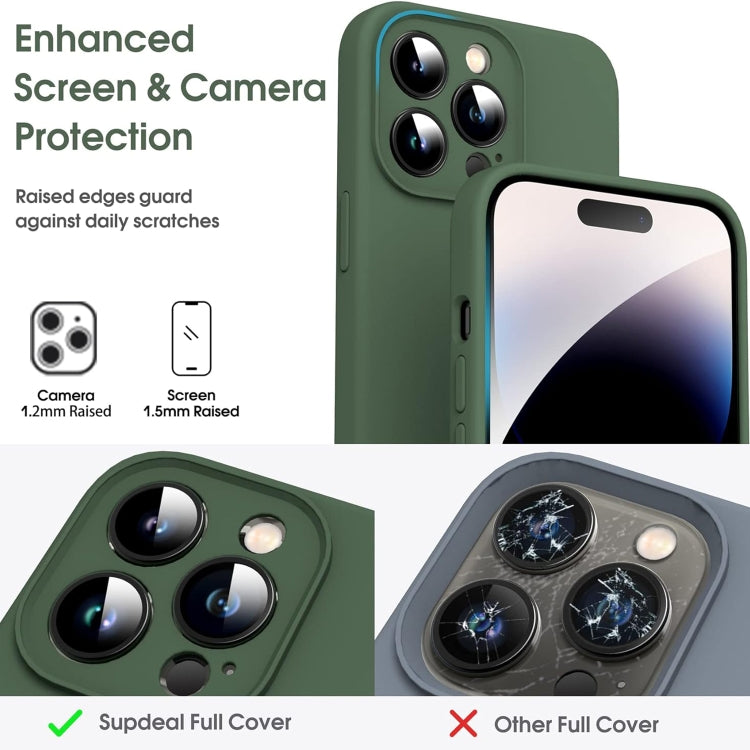 Coque de téléphone antichoc en silicone liquide microfibre, pour iPhone 12, pour iPhone 12 Pro Max, pour iPhone 12 Pro