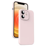 Coque de téléphone antichoc en silicone liquide microfibre, pour iPhone 12, pour iPhone 12 Pro Max, pour iPhone 12 Pro