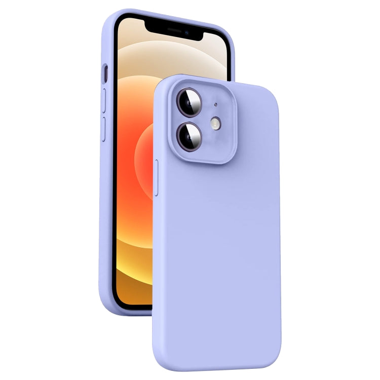 Coque de téléphone antichoc en silicone liquide microfibre, pour iPhone 12, pour iPhone 12 Pro Max, pour iPhone 12 Pro