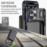 Étui portefeuille en cuir avec fermeture éclair série C22 JEEHOOD avec double lanière, Pour iPhone 17 Pro Max, Pour iPhone 17 Pro, Pour iPhone Air, Pour iPhone 16 Pro Max, Pour iPhone 16 Pro, Pour iPhone 16 Plus, Pour iPhone 16, Pour iPhone 15 Pro Max