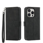 Étui de téléphone en cuir PU hybride TPU Dierfeng Dream Line, Pour iPhone 17 Pro Max, Pour iPhone 17 Pro, Pour iPhone 17, Pour iPhone Air, Pour iPhone 16e, Pour iPhone 16 Pro Max, Pour iPhone 16 Pro, Pour iPhone 16 Plus