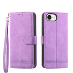 Étui de téléphone en cuir PU hybride TPU Dierfeng Dream Line, Pour iPhone 17 Pro Max, Pour iPhone 17 Pro, Pour iPhone 17, Pour iPhone Air, Pour iPhone 16e, Pour iPhone 16 Pro Max, Pour iPhone 16 Pro, Pour iPhone 16 Plus