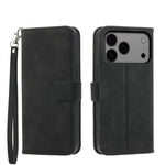Étui de téléphone en cuir PU hybride TPU Dierfeng Dream Line, Pour iPhone 17 Pro Max, Pour iPhone 17 Pro, Pour iPhone 17, Pour iPhone Air, Pour iPhone 16e, Pour iPhone 16 Pro Max, Pour iPhone 16 Pro, Pour iPhone 16 Plus