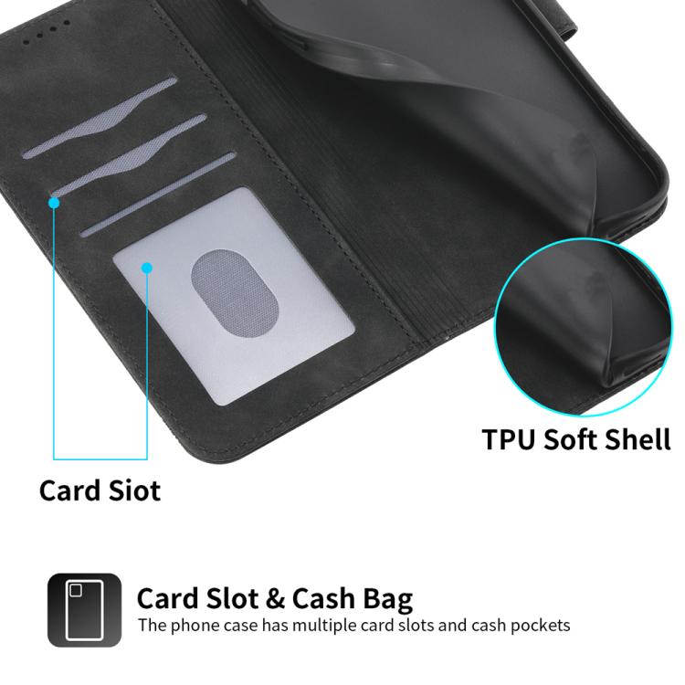 Étui de téléphone en cuir PU hybride TPU Dierfeng Dream Line, Pour iPhone 17 Pro Max, Pour iPhone 17 Pro, Pour iPhone 17, Pour iPhone Air, Pour iPhone 16e, Pour iPhone 16 Pro Max, Pour iPhone 16 Pro, Pour iPhone 16 Plus