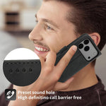 Étui de téléphone en cuir PU hybride TPU Dierfeng Dream Line, Pour iPhone 17 Pro Max, Pour iPhone 17 Pro, Pour iPhone 17, Pour iPhone Air, Pour iPhone 16e, Pour iPhone 16 Pro Max, Pour iPhone 16 Pro, Pour iPhone 16 Plus