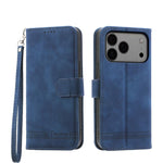 Étui de téléphone en cuir PU hybride TPU Dierfeng Dream Line, Pour iPhone 17 Pro Max, Pour iPhone 17 Pro, Pour iPhone 17, Pour iPhone Air, Pour iPhone 16e, Pour iPhone 16 Pro Max, Pour iPhone 16 Pro, Pour iPhone 16 Plus
