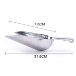 2 PCS Pelle multifonction en acier inoxydable, pelle à glace en alliage d'aluminium, pelle à thé alimentaire, cuillère à thé, M