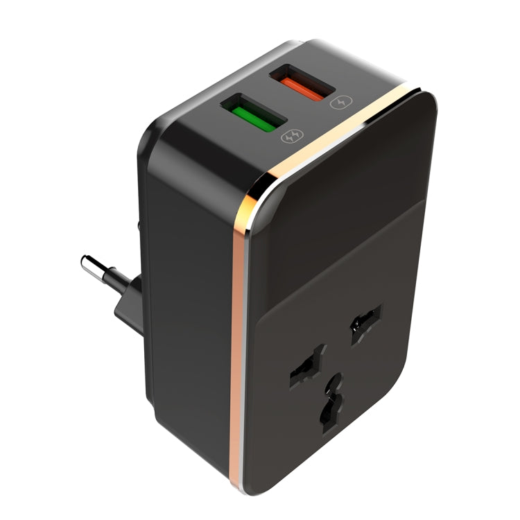 Chargeur de voyage multifonction LDNIO SC1205 avec prise universelle + USB QC3.0 + interfaces USB, prise EU