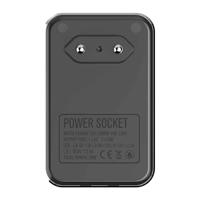 Chargeur de voyage multifonction LDNIO SC1205 avec prise universelle + USB QC3.0 + interfaces USB, prise EU