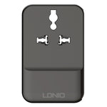 Chargeur de voyage multifonction LDNIO SC1205 avec prise universelle + USB QC3.0 + interfaces USB, prise EU