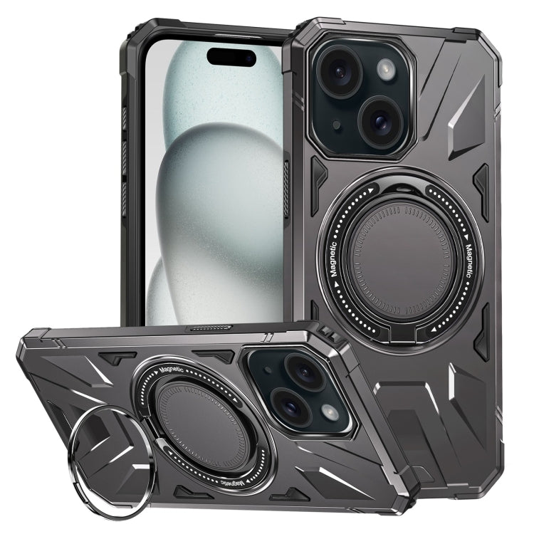 Coque de Téléphone Magnétique Antichoc MagSafe avec Support Bague, Pour iPhone 16 Plus, Pour iPhone 16, Pour iPhone 15 Pro Max, Pour iPhone 15 Pro, Pour iPhone 15 Plus, Pour iPhone 15