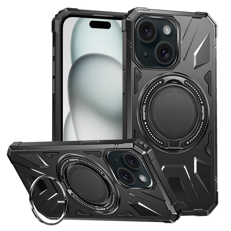 Coque de Téléphone Magnétique Antichoc MagSafe avec Support Bague, Pour iPhone 16 Plus, Pour iPhone 16, Pour iPhone 15 Pro Max, Pour iPhone 15 Pro, Pour iPhone 15 Plus, Pour iPhone 15