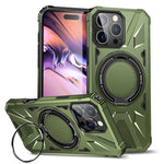 Coque de téléphone antichoc magnétique MagSafe avec anneau de support, Pour iPhone 17 Pro Max, Pour iPhone 17 Pro, Pour iPhone 17, Pour iPhone Air, Pour iPhone 16 Pro Max, Pour iPhone 16 Pro