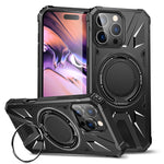 Coque de téléphone antichoc magnétique MagSafe avec anneau de support, Pour iPhone 17 Pro Max, Pour iPhone 17 Pro, Pour iPhone 17, Pour iPhone Air, Pour iPhone 16 Pro Max, Pour iPhone 16 Pro