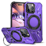 Coque de téléphone antichoc magnétique MagSafe avec anneau de support, Pour iPhone 17 Pro Max, Pour iPhone 17 Pro, Pour iPhone 17, Pour iPhone Air, Pour iPhone 16 Pro Max, Pour iPhone 16 Pro