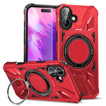 Coque de Téléphone Magnétique Antichoc MagSafe avec Support Bague, Pour iPhone 16 Plus, Pour iPhone 16, Pour iPhone 15 Pro Max, Pour iPhone 15 Pro, Pour iPhone 15 Plus, Pour iPhone 15