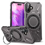 Coque de Téléphone Magnétique Antichoc MagSafe avec Support Bague, Pour iPhone 16 Plus, Pour iPhone 16, Pour iPhone 15 Pro Max, Pour iPhone 15 Pro, Pour iPhone 15 Plus, Pour iPhone 15