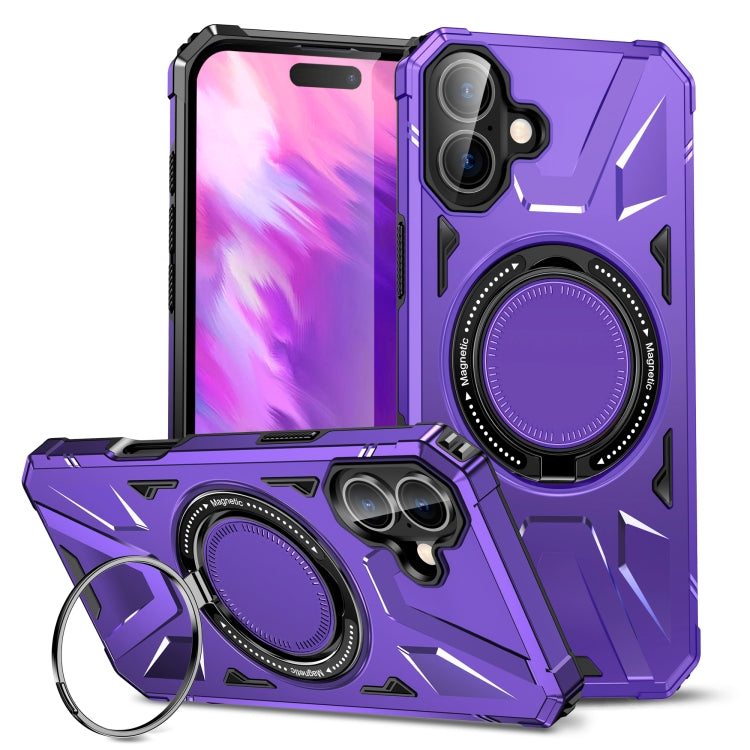 Coque de Téléphone Magnétique Antichoc MagSafe avec Support Bague, Pour iPhone 16 Plus, Pour iPhone 16, Pour iPhone 15 Pro Max, Pour iPhone 15 Pro, Pour iPhone 15 Plus, Pour iPhone 15