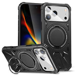 Coque de téléphone antichoc magnétique MagSafe avec anneau de support, Pour iPhone 17 Pro Max, Pour iPhone 17 Pro, Pour iPhone 17, Pour iPhone Air, Pour iPhone 16 Pro Max, Pour iPhone 16 Pro