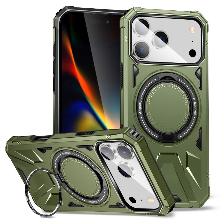 Coque de téléphone antichoc magnétique MagSafe avec anneau de support, Pour iPhone 17 Pro Max, Pour iPhone 17 Pro, Pour iPhone 17, Pour iPhone Air, Pour iPhone 16 Pro Max, Pour iPhone 16 Pro