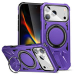 Coque de téléphone antichoc magnétique MagSafe avec anneau de support, Pour iPhone 17 Pro Max, Pour iPhone 17 Pro, Pour iPhone 17, Pour iPhone Air, Pour iPhone 16 Pro Max, Pour iPhone 16 Pro