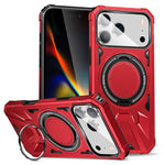 Coque de téléphone antichoc magnétique MagSafe avec anneau de support, Pour iPhone 17 Pro Max, Pour iPhone 17 Pro, Pour iPhone 17, Pour iPhone Air, Pour iPhone 16 Pro Max, Pour iPhone 16 Pro