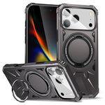 Coque de téléphone antichoc magnétique MagSafe avec anneau de support, Pour iPhone 17 Pro Max, Pour iPhone 17 Pro, Pour iPhone 17, Pour iPhone Air, Pour iPhone 16 Pro Max, Pour iPhone 16 Pro