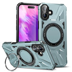 Coque de téléphone antichoc magnétique MagSafe avec anneau de support, Pour iPhone 17 Pro Max, Pour iPhone 17 Pro, Pour iPhone 17, Pour iPhone Air, Pour iPhone 16 Pro Max, Pour iPhone 16 Pro