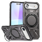 Coque de téléphone antichoc magnétique MagSafe avec anneau de support, Pour iPhone 17 Pro Max, Pour iPhone 17 Pro, Pour iPhone 17, Pour iPhone Air, Pour iPhone 16 Pro Max, Pour iPhone 16 Pro