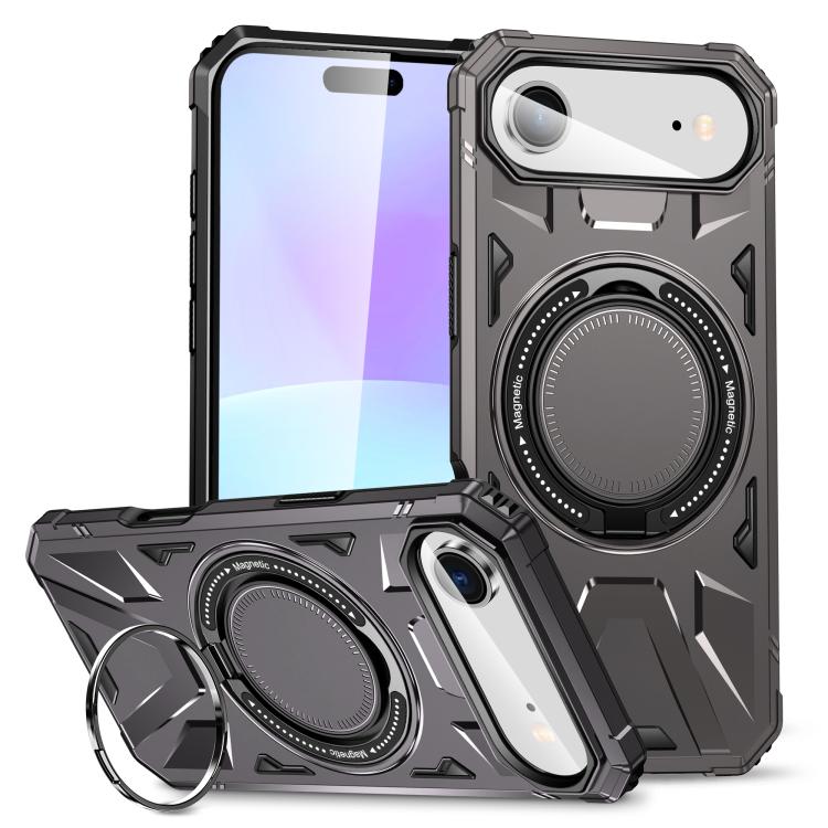 Coque de téléphone antichoc magnétique MagSafe avec anneau de support, Pour iPhone 17 Pro Max, Pour iPhone 17 Pro, Pour iPhone 17, Pour iPhone Air, Pour iPhone 16 Pro Max, Pour iPhone 16 Pro