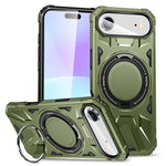 Coque de téléphone antichoc magnétique MagSafe avec anneau de support, Pour iPhone 17 Pro Max, Pour iPhone 17 Pro, Pour iPhone 17, Pour iPhone Air, Pour iPhone 16 Pro Max, Pour iPhone 16 Pro